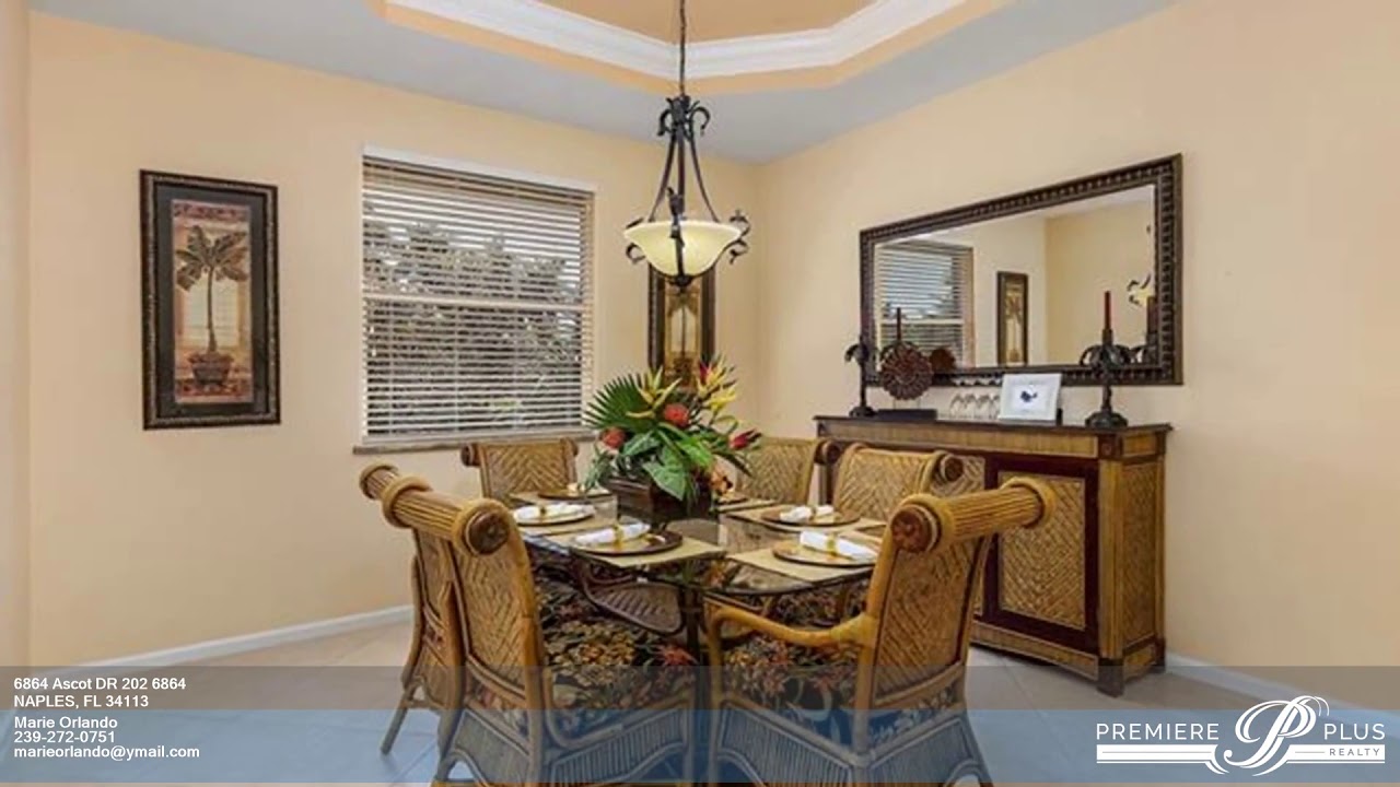6864 Ascot DR 202 6864 NAPLES FL 34113 Marie Orlando YouTube