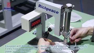 Richpeace manual spot welding machine for mask earloop and headband