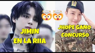 JIMIN EN LA RIIA 🔴🤯 JHOPE GANO CONCURSO EN EL EJERCITO 🫡🫡