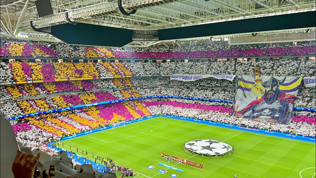 Himno "Hala Madrid y Nada más" Real Madrid vs Manchester City UCL | Estadio Santiago Bernabéu 4K Himno "Hala Madrid y Nada más" Real Madrid vs Manchester City UCL | Estadio Santiago Bernabéu 4K