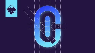 How to Create Letter QC Logo with Grid System in INKSCAPE   Shape Builder Tool