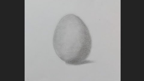 Easy egg drawing/ Realistic egg Drawing/ How to draw egg step by step 🥚