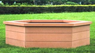 plastic wood outdoor flower pots ,how to build a flower box for a deck?diy flower box on composite decking WPC is a non-foam 