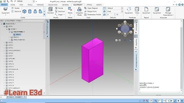 Aveva E3d-Equipment Modelling - Electrical Panel with Door Obstruction Volume