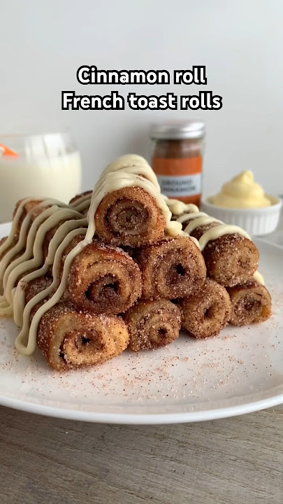 Which are better cinnamon rolls or french toast? #food #easyrecipe #breakfast