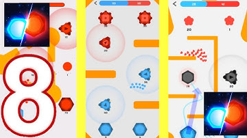 Clash Of Dots : RTS - Gameplay Part 8 Level 55 - 60 (android) by Casual Azur Games