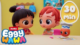 🎵 Sing & Learn with Eggy Wawa 🌈 | Preschool Fun | Nursery Rhymes