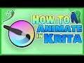 How to ANIMATE in KRITA  |  2021- Krita 4.4.1