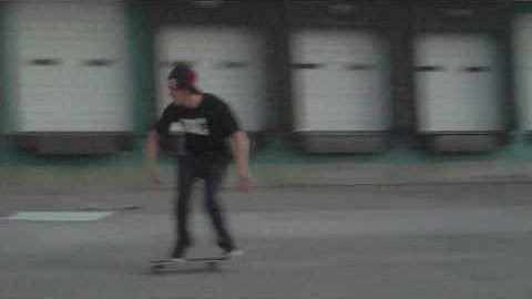 ollie up the loading dock