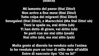 STAI ZITTO Salmo Testo-Lyrics