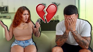 I found a dating app on his phone... *it's over*
