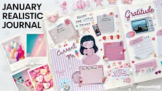 January 2026 Realistic Bullet Journal Setup 🧸 Memory Keeping (No Dailies) 💗