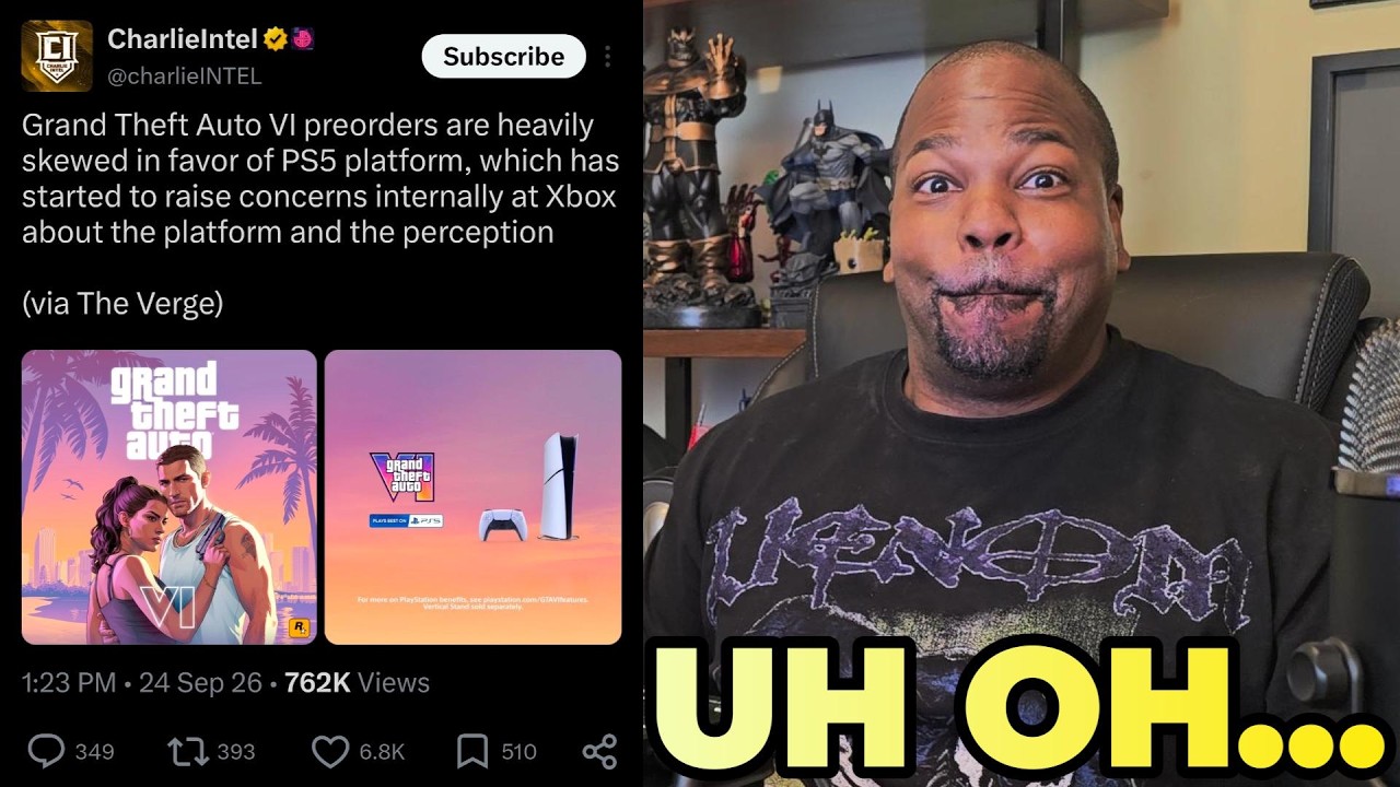 Video thumbnail for PS5 is KILLING Xbox in GTA 6 Pre-Orders and Microsoft is Worried!
