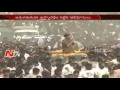 Crazy Fans Crowd at Pawan Kalyan Road Show in Ichapuram
