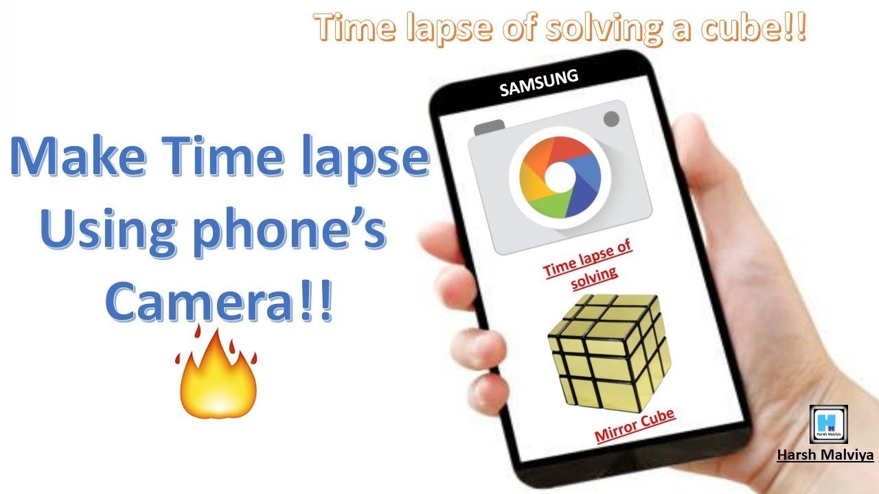 How to record a Time Lapse | Time Lapse of a cube solving | Tips for ...