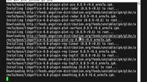 Install Gnumeric on Pandora