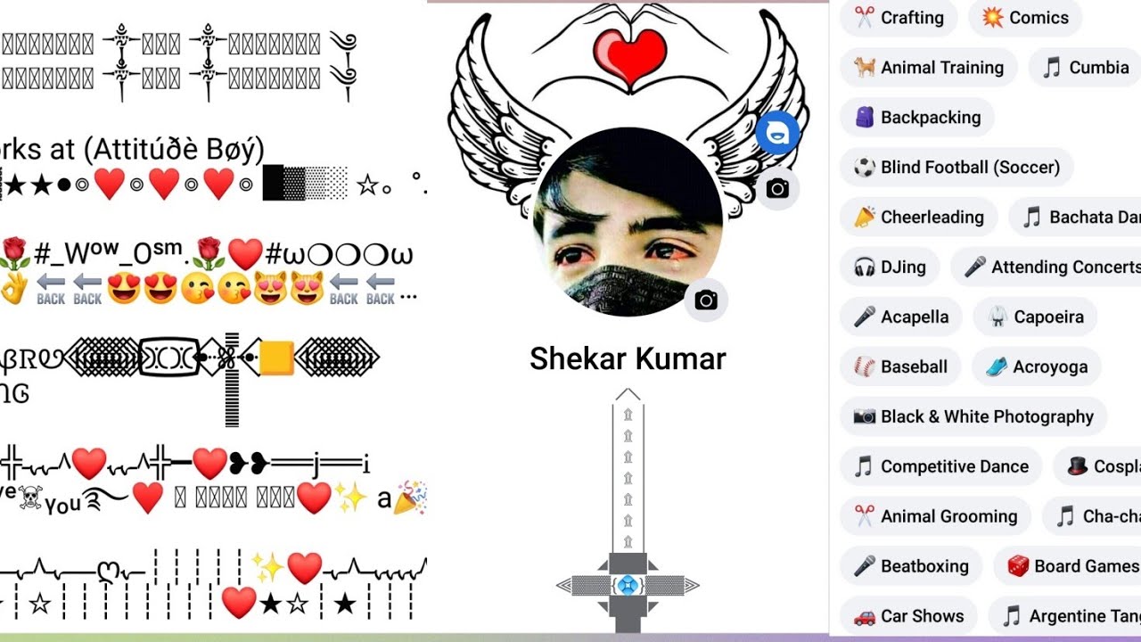 Google se Facebook bio Kaise nikale stylish ll Facebook bio ll Google se bio  download kaise karen