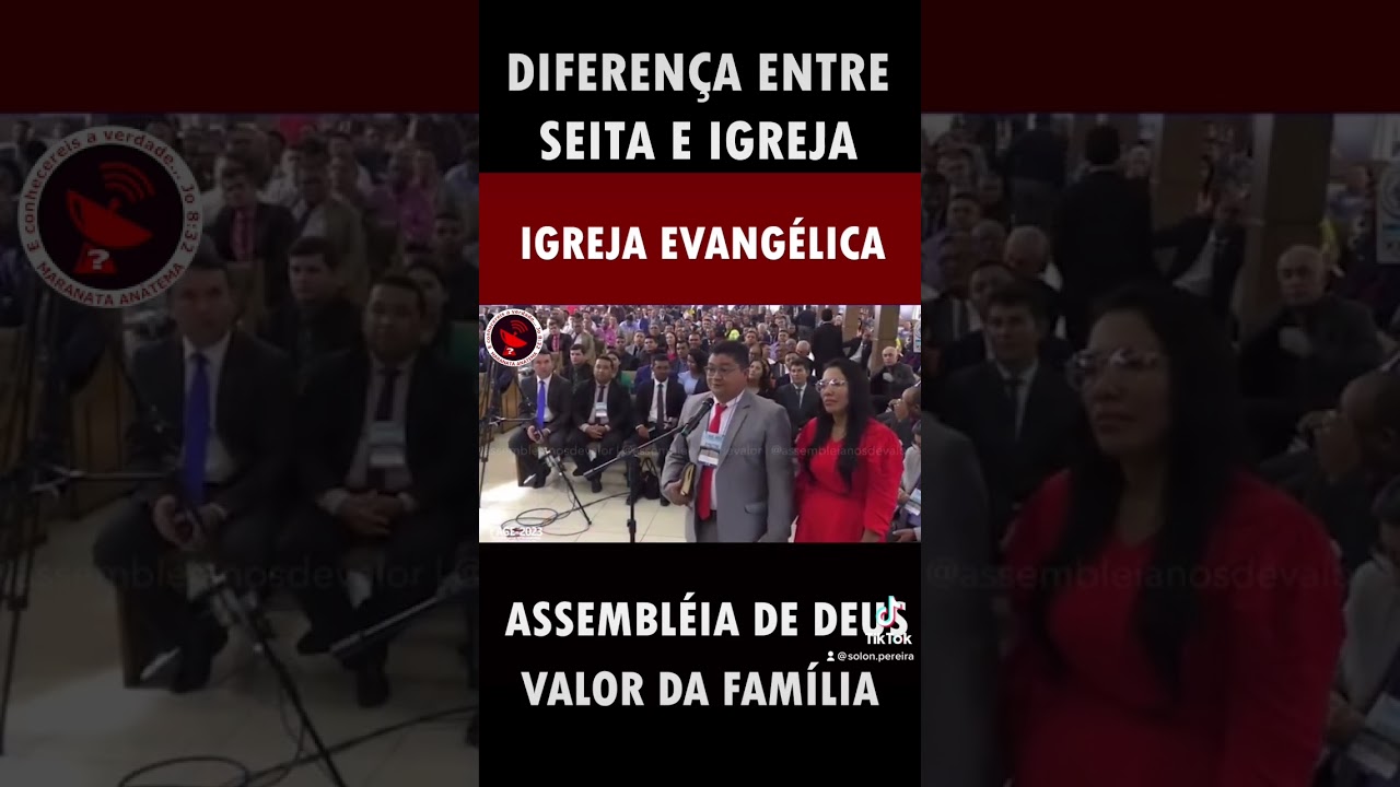 NÃO CONFUNDA SEITA COM IGREJA! 