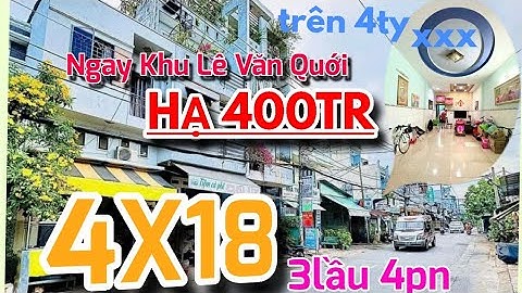 💥 XÃ LỔ... Nhà Miếu Bình Đông Lê văn Quới Quận Bình Tân Sát Bình Long Bốn Xã Tân Phú 4x18 đúc 3lầu