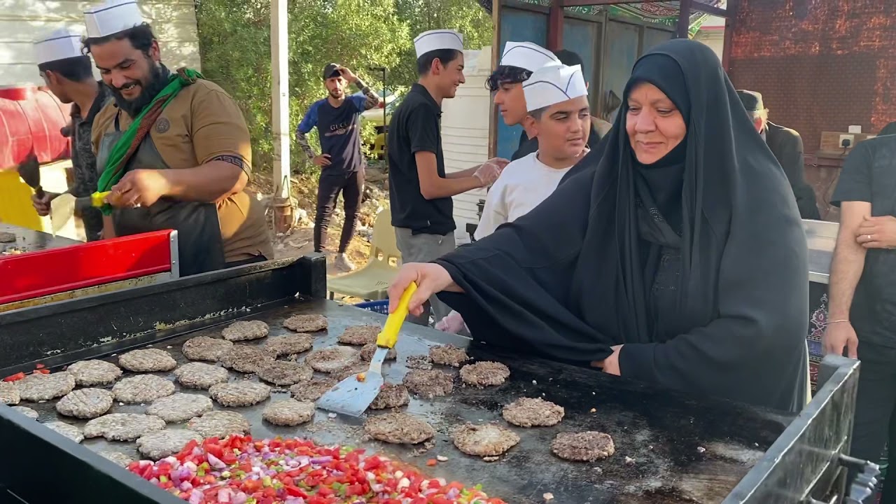خدام موكب باب الفرح البصرة الجنينة عمود 1144 نجف  كربلاء  لبيك ياحسين اقوة خدمة حسينية ابواثير