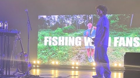 BOYWITHUKE - Fishing with fans + Can You Feel It? (Burnout Tour / Korea / Mar 15. 2025) ⁸