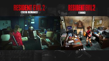 Detailed Comparison: Resident Evil 2 Remake (2019) vs Resident Evil 2 (1998)