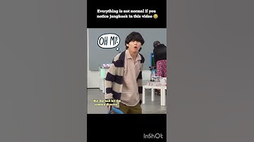 May be jungkook forgot who is he & what is he doing here😂 #shorts #jungkook #funny #runbts #taehyung