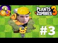 Jackhammer Zombie in Plants vs Zombies 3  - Gameplay Walkthrough Part 3