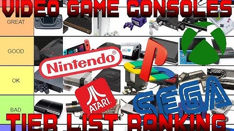 "VIDEO GAME CONSOLES/HANDHELDS" - TIER LIST RANKING w/ @Helgrier
