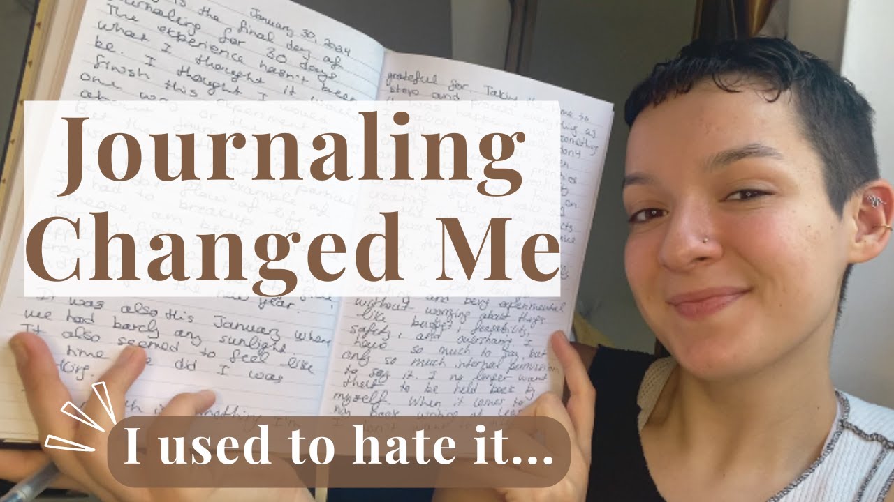 I journaled for 30 days and here's how it changed me... - YouTube