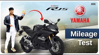 Yamaha R15 Mileage Test  Shocking Mileage  R15 Mileage Test In Hindi 2024