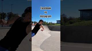 facebook vs Instagram #interview #skateboard #skating #sports
