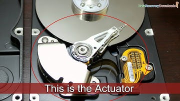 Working of hard disk drive