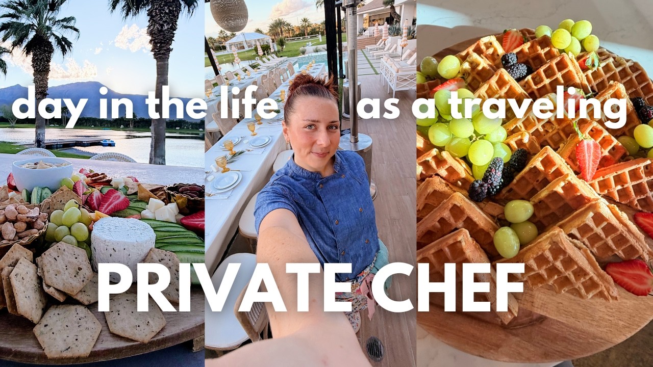 DAY IN THE LIFE AS A TRAVEL CHEF | palm springs travel day