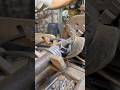 Handmade Double Compression Spring on Lathe Machine | 9mm Iron Wire DIY #youtubeshorts