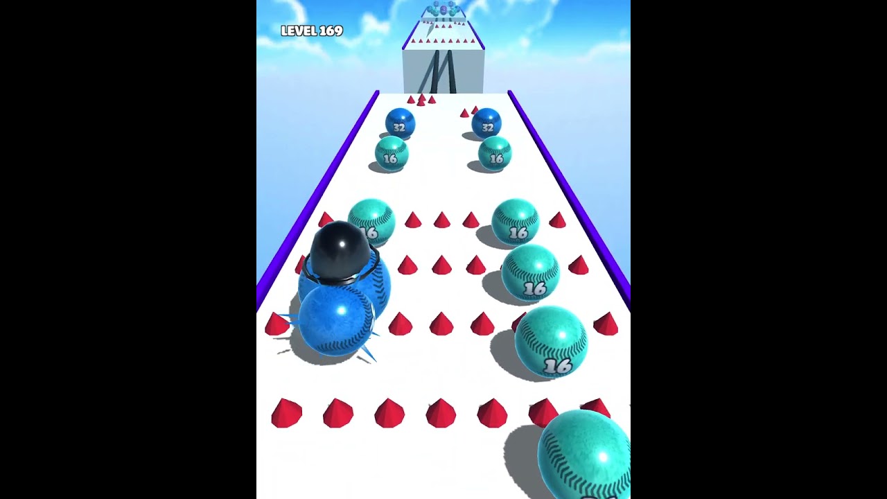 Ball Merge 2048 - All Levels Gameplay 