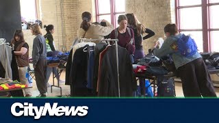 Clothing swap and repair event in Winnipeg promoting sustainable fashion
