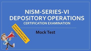 NISM VI Depository Operations Mock test