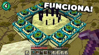 Construí el PORTAL al End MÁS GRANDE de Minecraft