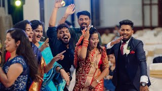 Baila Dance at a Mangalorean wedding | Mangalorean Catholic Wedding | Avinash weds Riyana Dance