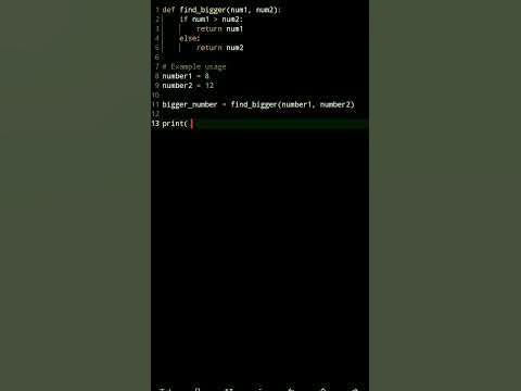 Python Tip: Discover the larger of two numbers with this quick code ...