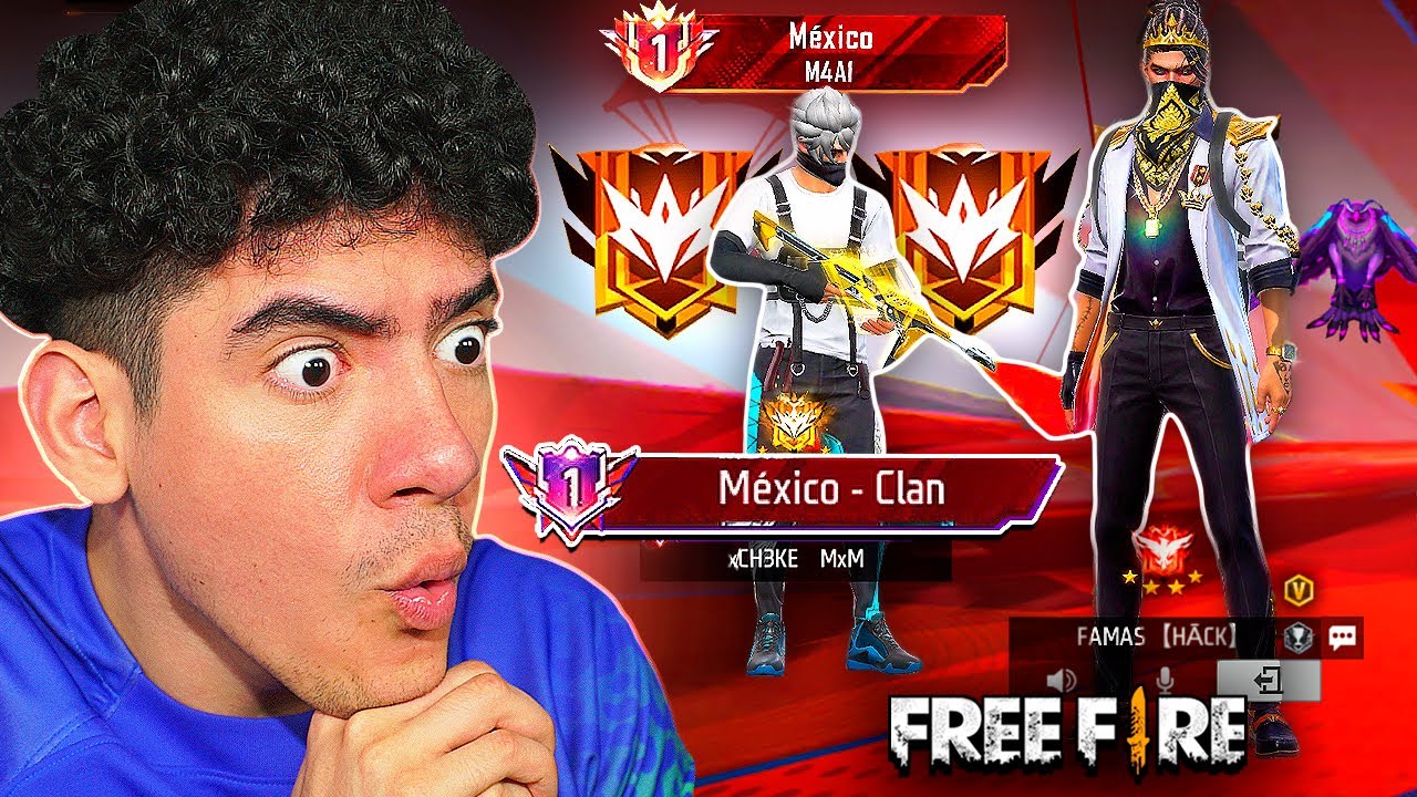 JUGUE FREE FIRE con EL JUGADOR MAS PRO del CLAN TOP 1 de MEXICO