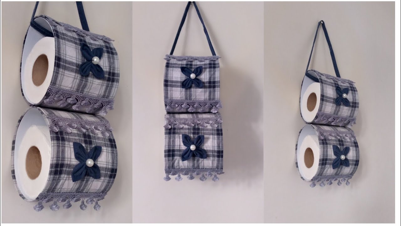 إصنعي بنفسك حامل المناديل الورقية من بقايا القماش بطريقة سهلة