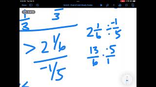 Unit 6: End of Unit Study Guide