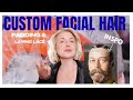 BUILDING CUSTOM FACIAL HAIR | Padding the chin block &amp; Laying the lace!