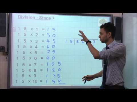 Maths Homework Year 6 Division - Stage 7 - Primary School Maths Operations - Parent/Teacher support