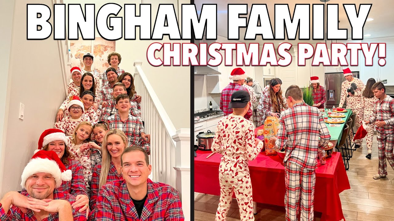 🎅🏻 HUGE BINGHAM FAMILY CHRISTMAS PARTY!! 🎄 BIG FAMILY GATHERING FOR HOLIDAY SEASON & PARTY IDEAS!