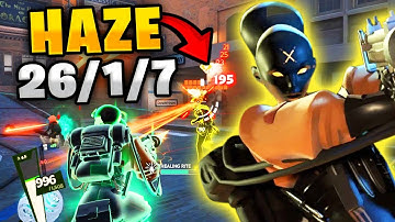 HAZE HIGH MMR DEADLOCK GAMEPLAY! UNSTOPPABLE MONSTER 26 KILLS