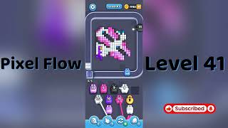 🎮 Pixel Flow Level 41 Walkthrough | Go Answer 🧩✨