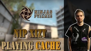 NIP Xizt playing CS:GO mm with friends on Cache (twitch stream)